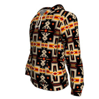 Native American Tribe Navy Pattern All Over Hoodie LT10 - Wonder Print Shop
