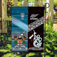 New Zealand and Fiji Flag Together Red LT8 - Wonder Print Shop