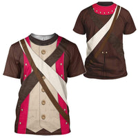 American Infantry 6th Continental Regiment T Shirt LT8 - Wonder Print Shop