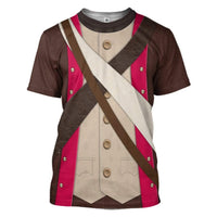 American Infantry 6th Continental Regiment T Shirt LT8 - Wonder Print Shop