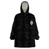 Guam Guam Flag Coat Of Arms Wearable Blanket Hoodie - Wonder Print Shop