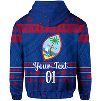 Custom Guam Christmas Zip Hoodie Simple Style LT8 - Wonder Print Shop