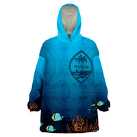 Guam Under Sea Wearable Blanket Hoodie - Wonder Print Shop