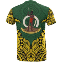Vanuatu Premium T Shirt Vanuatu Flag Polynesian Tattoo - Wonder Print Shop