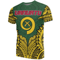 Vanuatu Premium T Shirt Vanuatu Flag Polynesian Tattoo - Wonder Print Shop