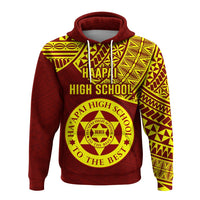 Custom Haapai High School Hoodie Maroon and Gold LT4 - Wonder Print Shop