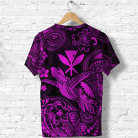 Hawaii Turtle Map Polynesian T Shirt Kanaka Maoli Unique Style Pink LT8 - Wonder Print Shop