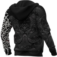 Custom Viking Hoodie Dragon Tattoo RLT12 - Wonder Print Shop