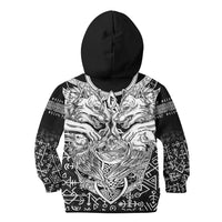 Viking Hoodie Kid Wolf and Raven Special RLT12 - Wonder Print Shop