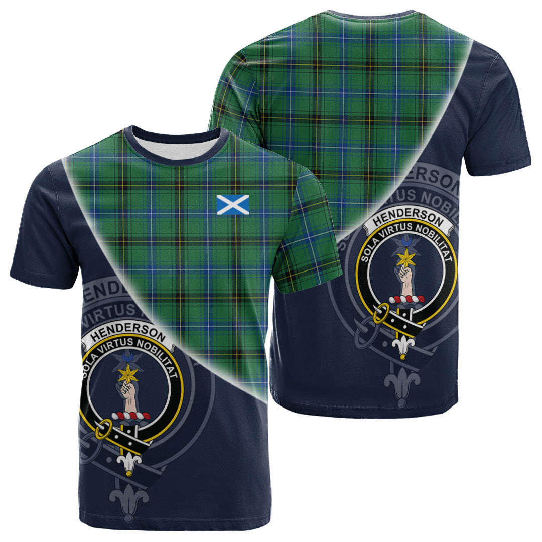 scottish-henderson-ancient-clan-crest-tartan-scotland-flag-half-style-t-shirt