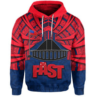 Custom Fast Samoa Hoodie Samoa Tattoo Style LT6 - Wonder Print Shop
