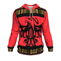 Red Thunderbird Native American Design All Over Hoodie LT10 - Wonder Print Shop