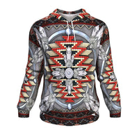 Naumaddic Arts Native American All Over Hoodie LT10 - Wonder Print Shop