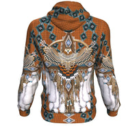 Brown Owl Dreamcatcher Native American All Over Hoodie LT10 - Wonder Print Shop