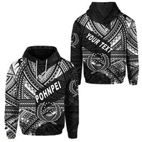 Custom FSM Pohnpei Hoodie Original Style Black LT8 - Wonder Print Shop
