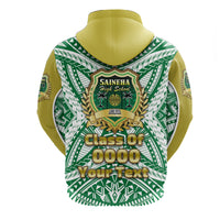 Custom Saineha Tonga Zip Hoodie Polynesian Sport Style Special Class of LT16 - Wonder Print Shop