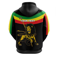 Custom Ethiopia Zip Hoodie Stylized flags LT16 - Wonder Print Shop