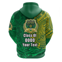 Custom Saineha Tonga Zip Hoodie Polynesian Special Class of LT16 - Wonder Print Shop