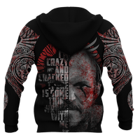 Viking Zip Hoodie - Floki Combatant RLT12 - Wonder Print Shop