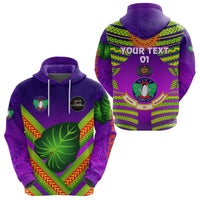 Custom Fiji Vuci Rugby Club Hoodie Creative Style Purple, Custom Text And Number LT8 - Wonder Print Shop