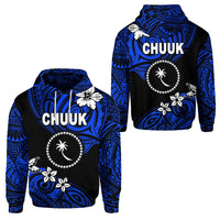 FSM Chuuk Hoodie Unique Vibes Blue LT8 - Wonder Print Shop