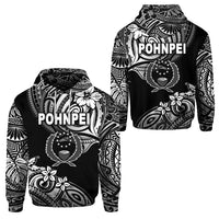 FSM Pohnpei Hoodie Unique Vibes Black LT8 - Wonder Print Shop