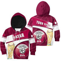 (Custom Personalised) Qatar World Cup 2022 Hoodie KID Basic Style LT6 - Wonder Print Shop