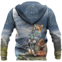 Viking Hoodie, Corgi RLT12 - Wonder Print Shop
