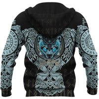 Viking Bear Tattoo Viking Zip Hoodie RLT12 - Wonder Print Shop