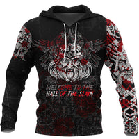 Viking Odin Viking Hoodie Blood RLT12 - Wonder Print Shop