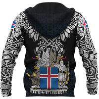 Viking Hoodie Iceland Viking Symbol RLT12 - Wonder Print Shop