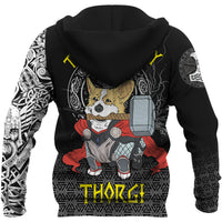 Viking Hoodie The Mighty Thorgi RLT12 - Wonder Print Shop