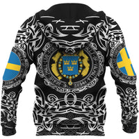 Viking Hoodie Sweden Viking Pattern RLT12 - Wonder Print Shop