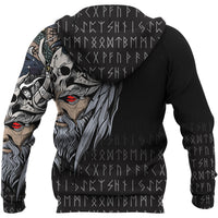 Viking Hoodie Viking Odin Raven RLT12 - Wonder Print Shop