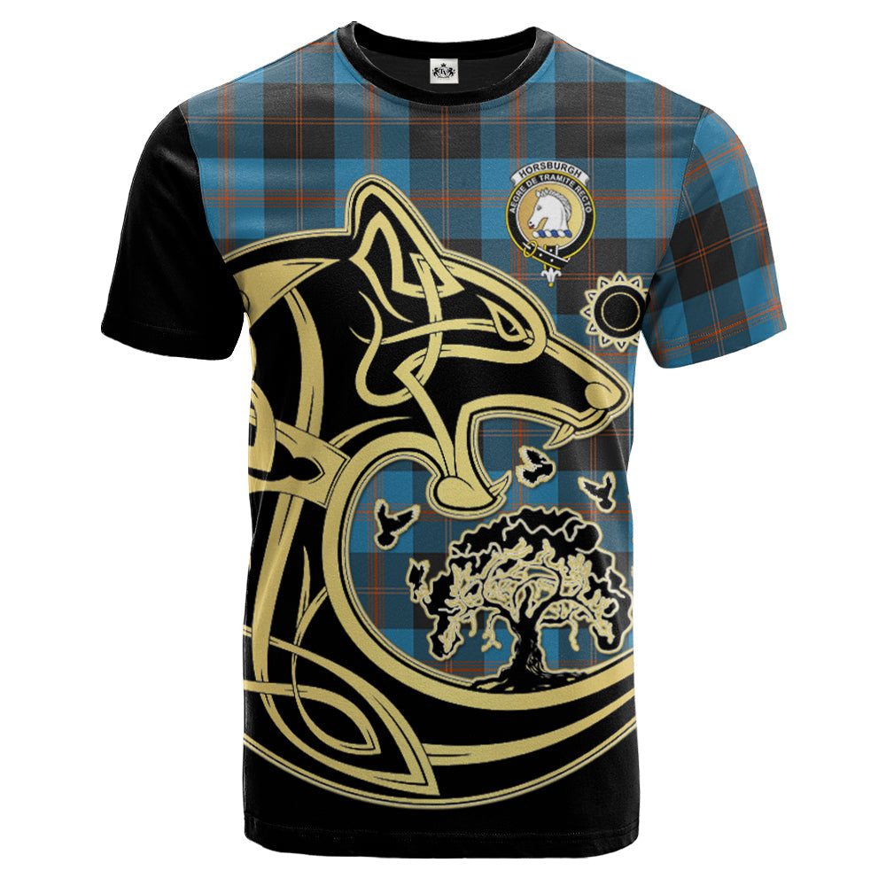 scottish-horsburgh-clan-crest-celtic-wolf-tartan-t-shirt