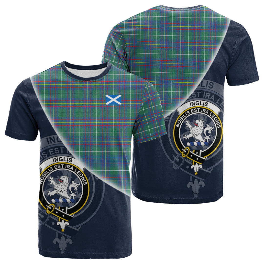 scottish-inglis-ancient-clan-crest-tartan-scotland-flag-half-style-t-shirt