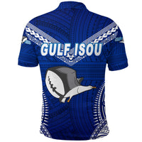 Papua New Guinea PRK Gulf Isou Polo Shirt Rugby Original Style Blue LT8 - Wonder Print Shop