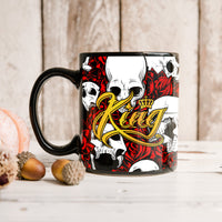 Skull Rose King - Death Cannot Divide Us Mug - LT2