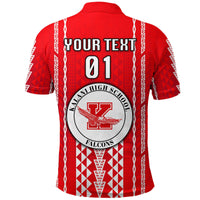 Custom Hawaii Kalani High School Polo Shirt Falcons Simple Style LT8 - Wonder Print Shop