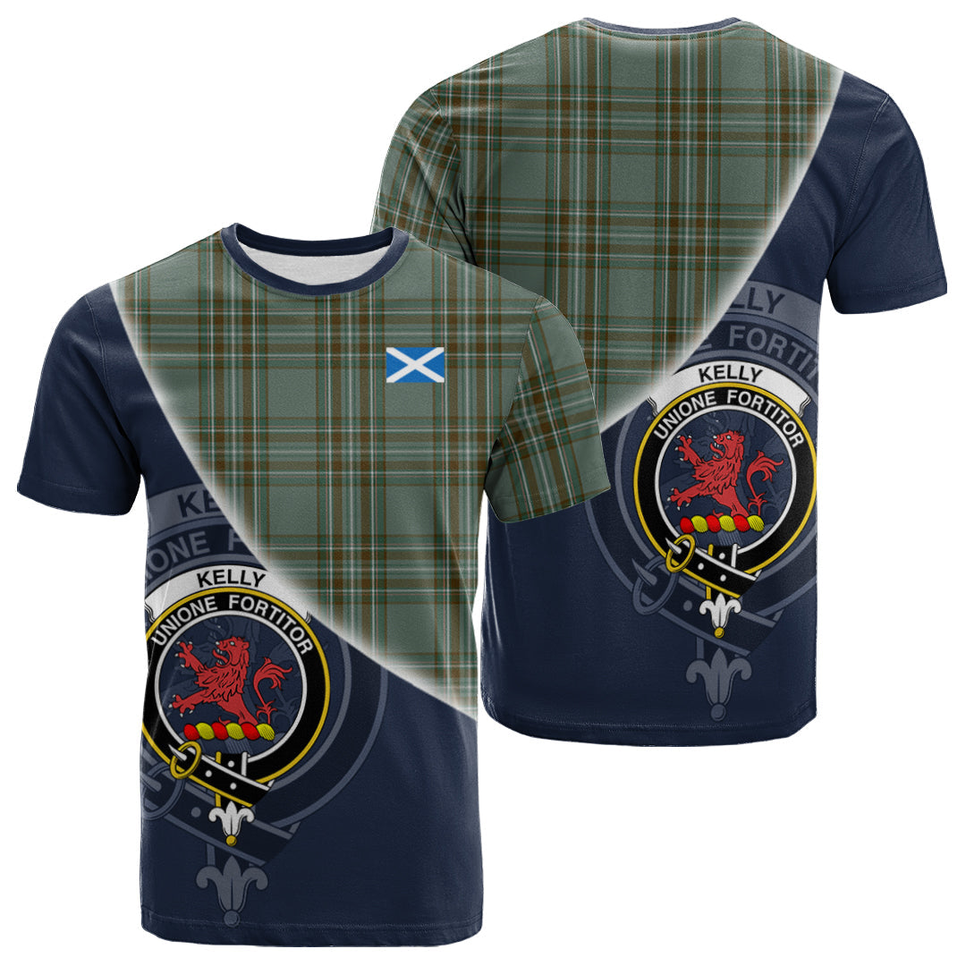 scottish-kelly-dress-clan-crest-tartan-scotland-flag-half-style-t-shirt
