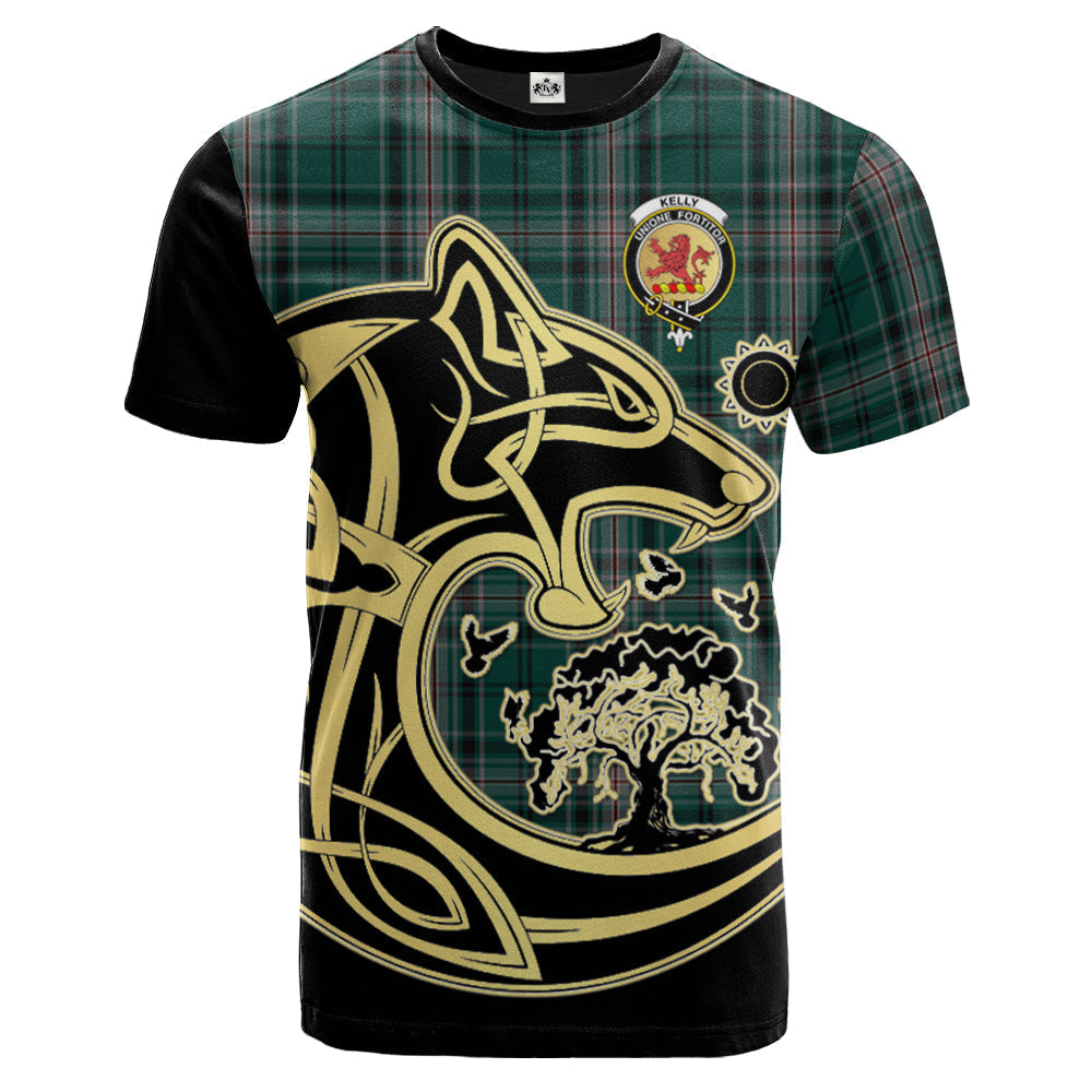 scottish-kelly-of-sleat-hunting-clan-crest-celtic-wolf-tartan-t-shirt