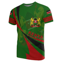 African T Shirt Kenya Tee Flag Doma Style - Wonder Print Shop