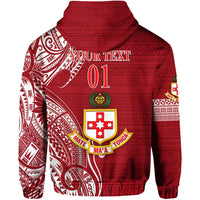Custom Kolisi Tonga Mate Maa Tonga Zip Hoodie Simple, Custom Text And Number LT8 - Wonder Print Shop