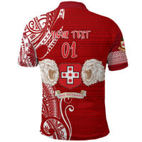 Custom Kolisi Tonga Mate Maa Tonga Polo Shirt Laione Ashburton Old Boys, Custom Text And Number LT8 - Wonder Print Shop