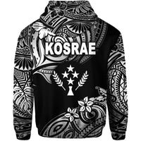 FSM Kosrae Zip Hoodie Unique Vibes Black LT8 - Wonder Print Shop