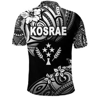 FSM Kosrae Polo Shirt Unique Vibes Black LT8 - Wonder Print Shop