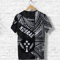 FSM Kosrae T Shirt Happy Independence Day Original Vibes Black LT8 - Wonder Print Shop