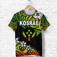 Custom FSM Kosrae T Shirt Unique Vibes Reggae LT8 - Wonder Print Shop