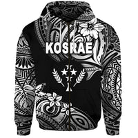 Custom FSM Kosrae Zip Hoodie Unique Vibes Black LT8 - Wonder Print Shop
