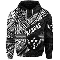 FSM Kosrae Zip Hoodie Original Style Black LT8 - Wonder Print Shop